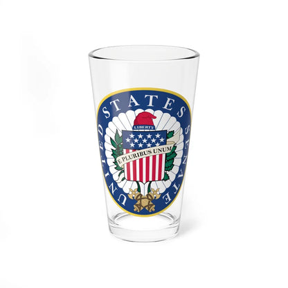 Seal of the United States Senate - Pint Glass 16oz-16oz-Go Mug Yourself