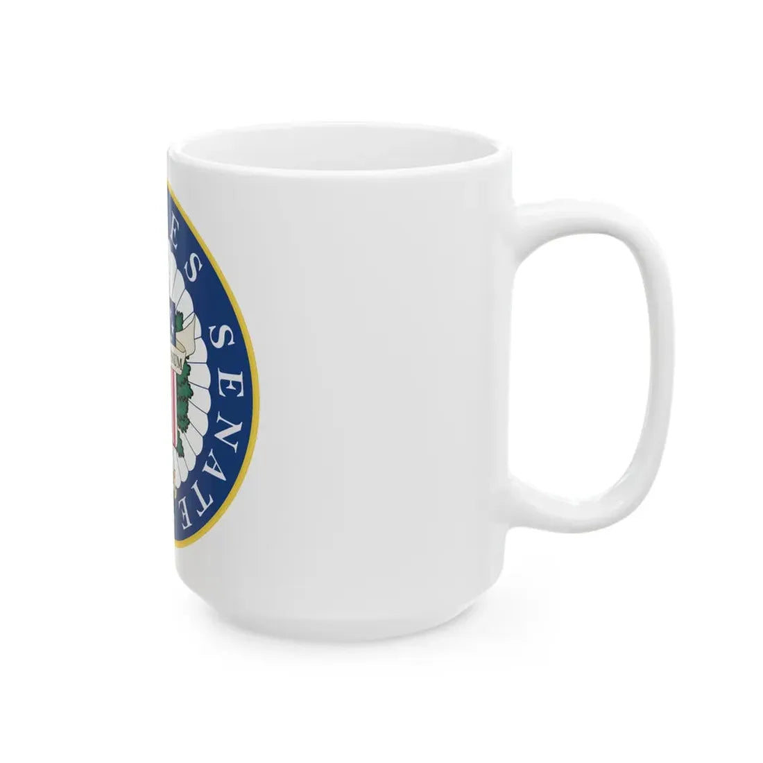 Seal of the United States Senate - White Coffee Mug - Go Mug Yourself