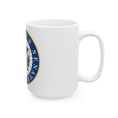 Seal of the United States Senate - White Coffee Mug - Go Mug Yourself