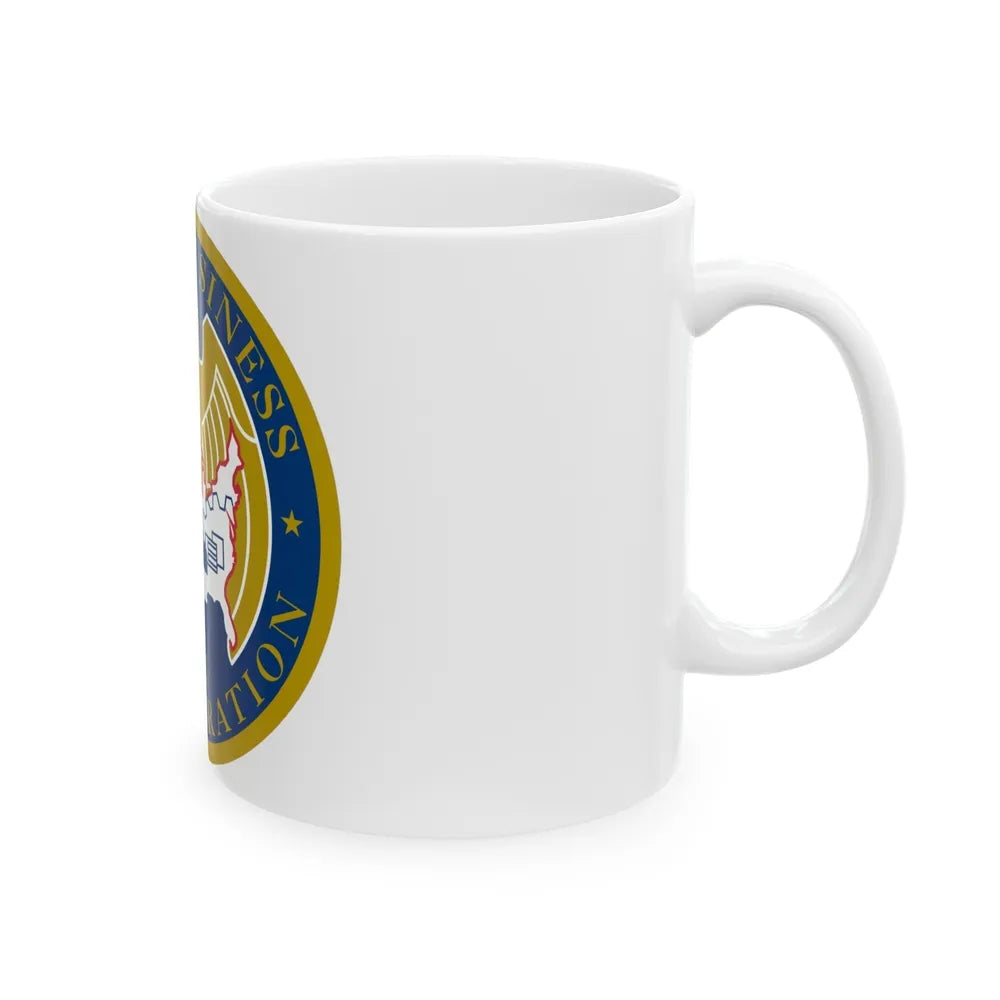 Seal of the United States Small Business Administration - White Coffee Mug-Go Mug Yourself