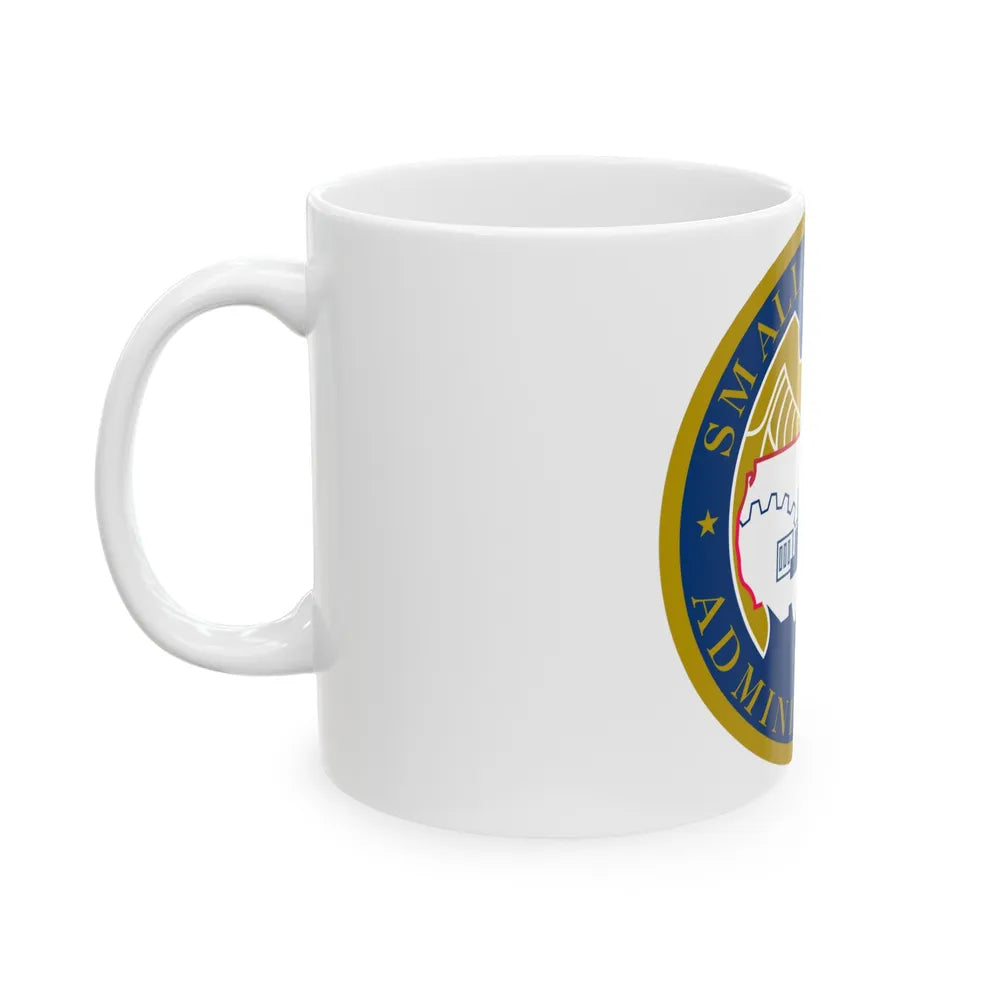 Seal of the United States Small Business Administration - White Coffee Mug-Go Mug Yourself