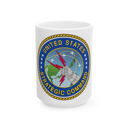 Seal of the United States Strategic Command - White Coffee Mug 15oz - Go Mug Yourself
