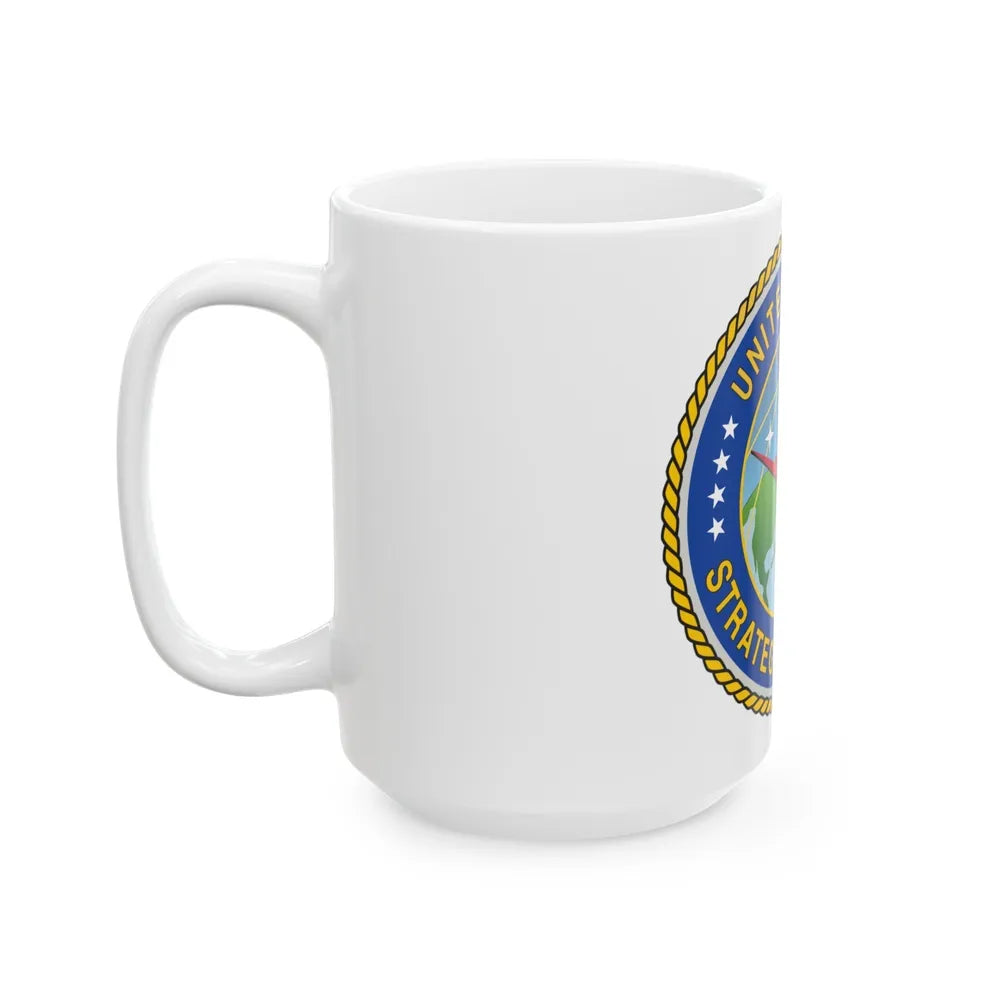 Seal of the United States Strategic Command - White Coffee Mug-Go Mug Yourself