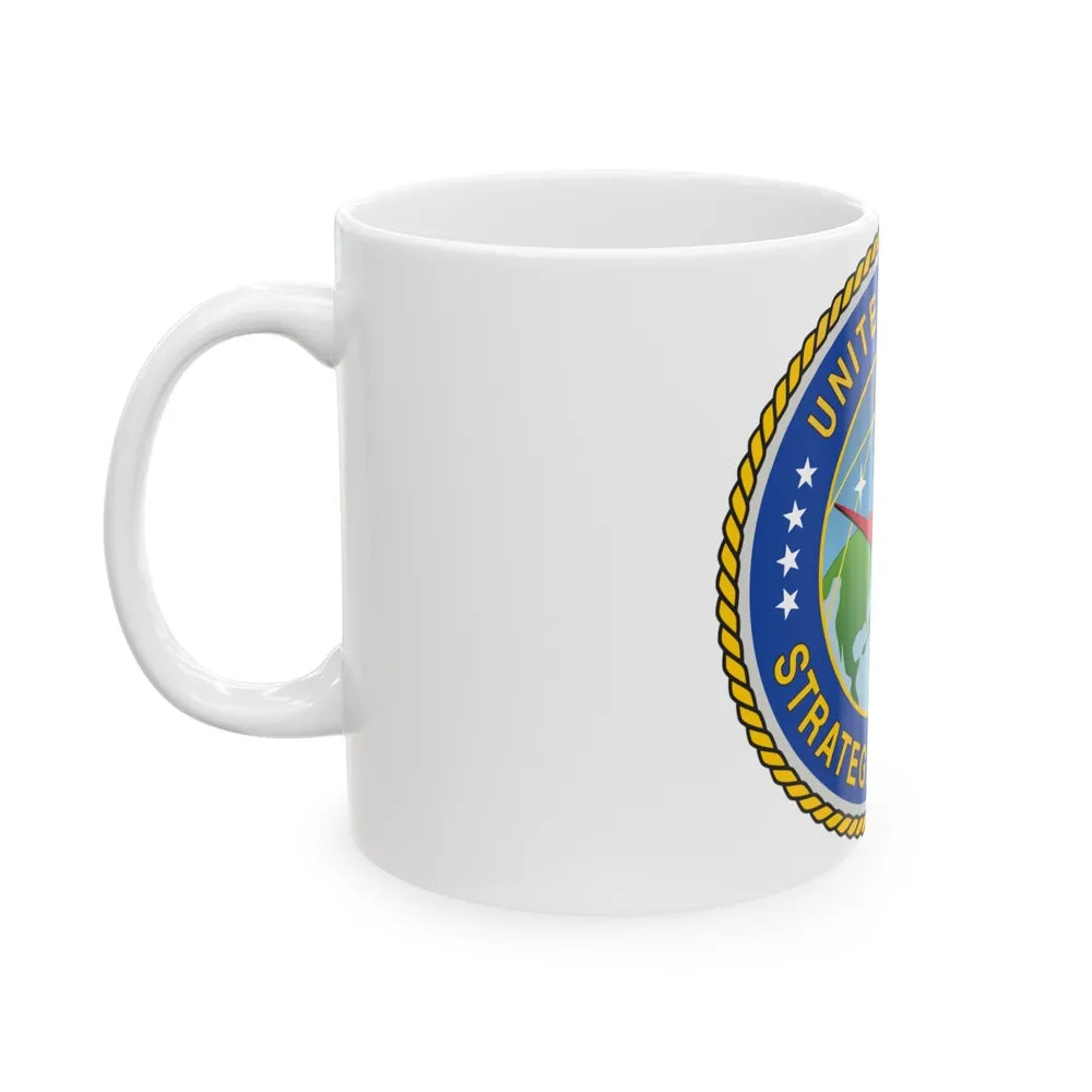 Seal of the United States Strategic Command - White Coffee Mug-Go Mug Yourself