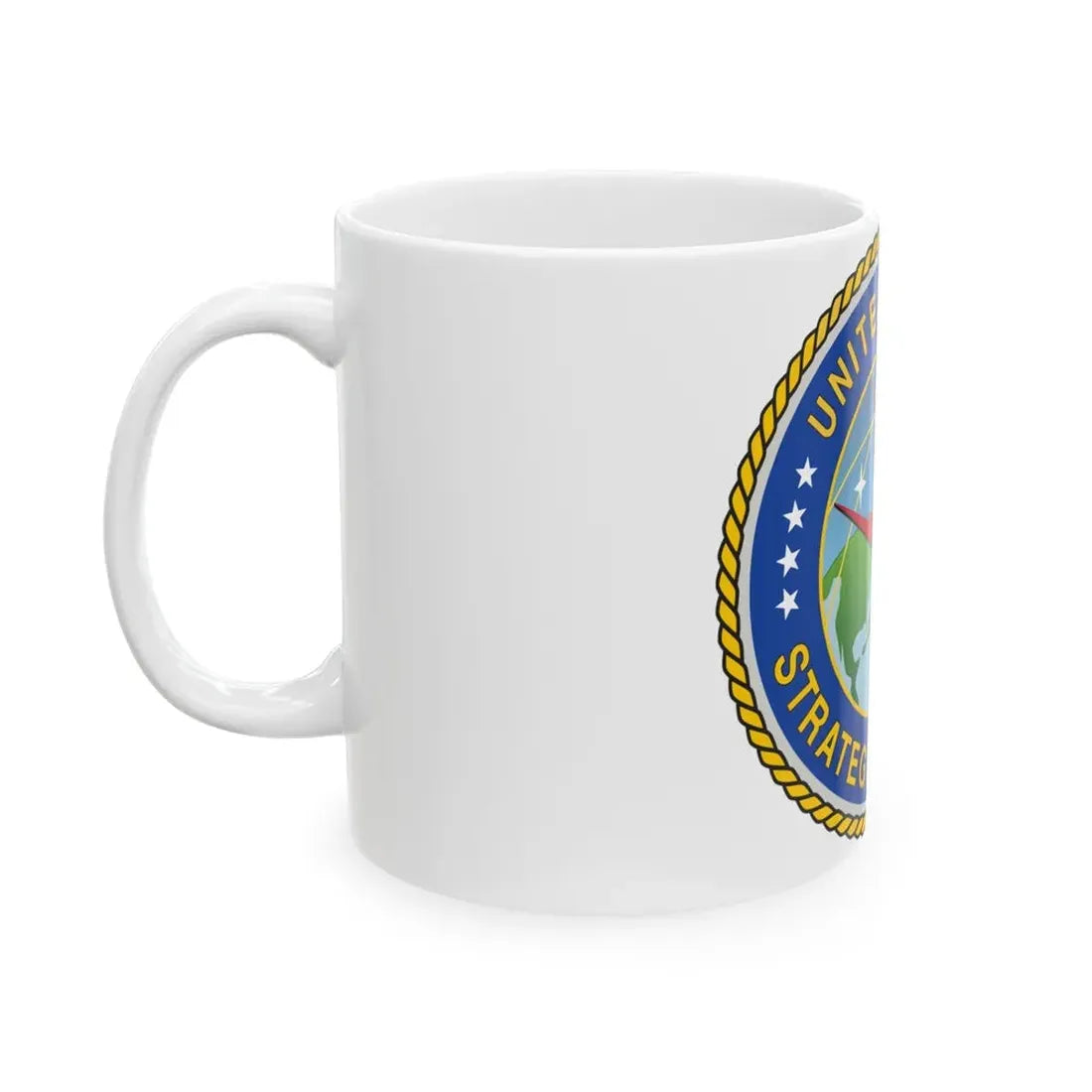 Seal of the United States Strategic Command - White Coffee Mug - Go Mug Yourself