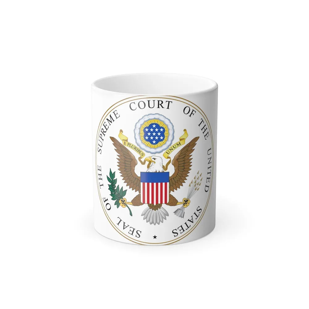 Seal of the United States Supreme Court - Color Changing Mug 11oz-11oz-Go Mug Yourself