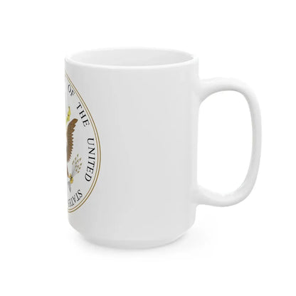 Seal of the United States Supreme Court - White Coffee Mug - Go Mug Yourself