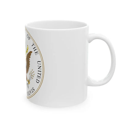 Seal of the United States Supreme Court - White Coffee Mug-Go Mug Yourself