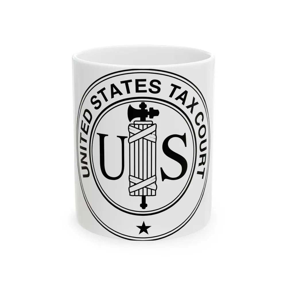 Seal of the United States Tax Court - White Coffee Mug-11oz-Go Mug Yourself