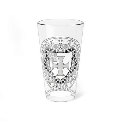 Seal of the University of Durham (England) (Coat of Arms) Pint Glass 16oz 16oz - Go Mug Yourself
