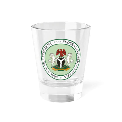 Seal of the Vice President of Nigeria (Niger) (Coat of Arms) Shot Glass 1.5oz 1.5oz - Go Mug Yourself