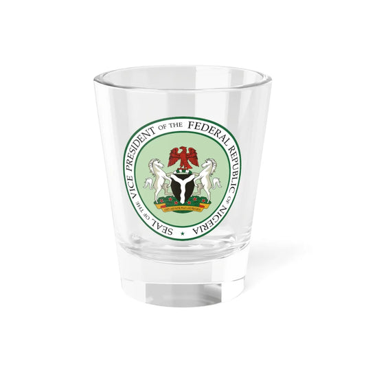 Seal of the Vice President of Nigeria (Niger) (Coat of Arms) Shot Glass 1.5oz 1.5oz - Go Mug Yourself