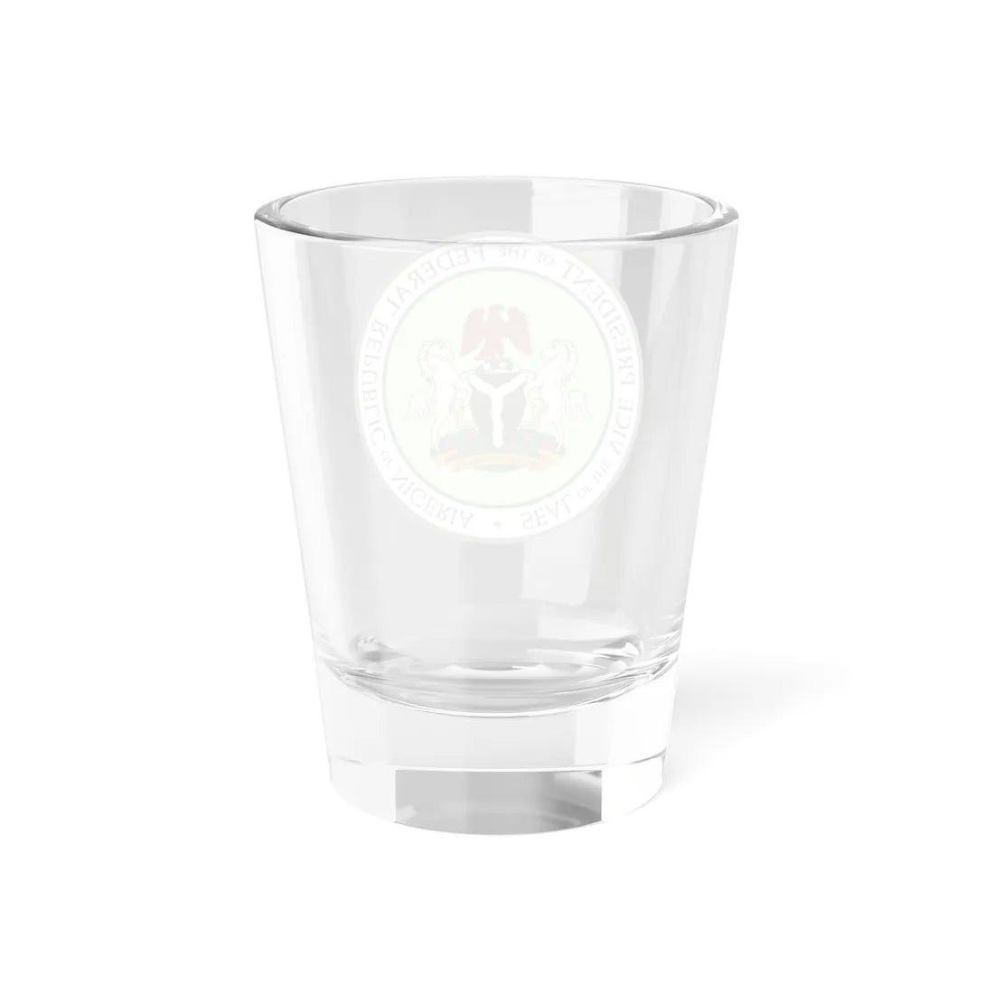 Seal of the Vice President of Nigeria (Niger) (Coat of Arms) Shot Glass 1.5oz - Go Mug Yourself