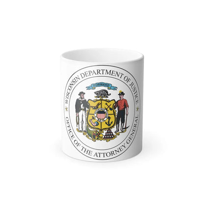 Seal of the Wisconsin Attorney General - Color Changing Mug 11oz-11oz-Go Mug Yourself