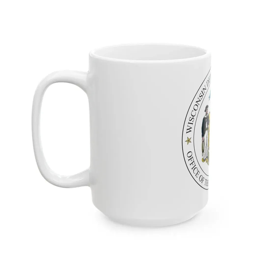 Seal of the Wisconsin Attorney General - White Coffee Mug - Go Mug Yourself