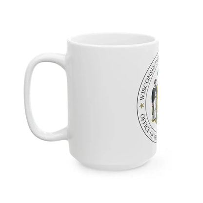 Seal of the Wisconsin Attorney General - White Coffee Mug - Go Mug Yourself