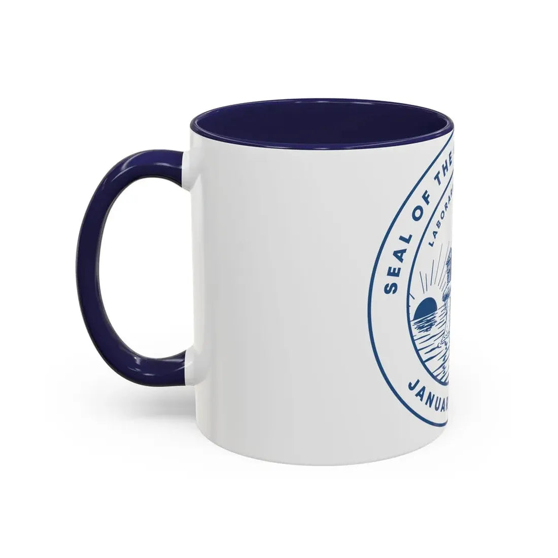 Seal of Toledo Ohio - Accent Coffee Mug - Go Mug Yourself