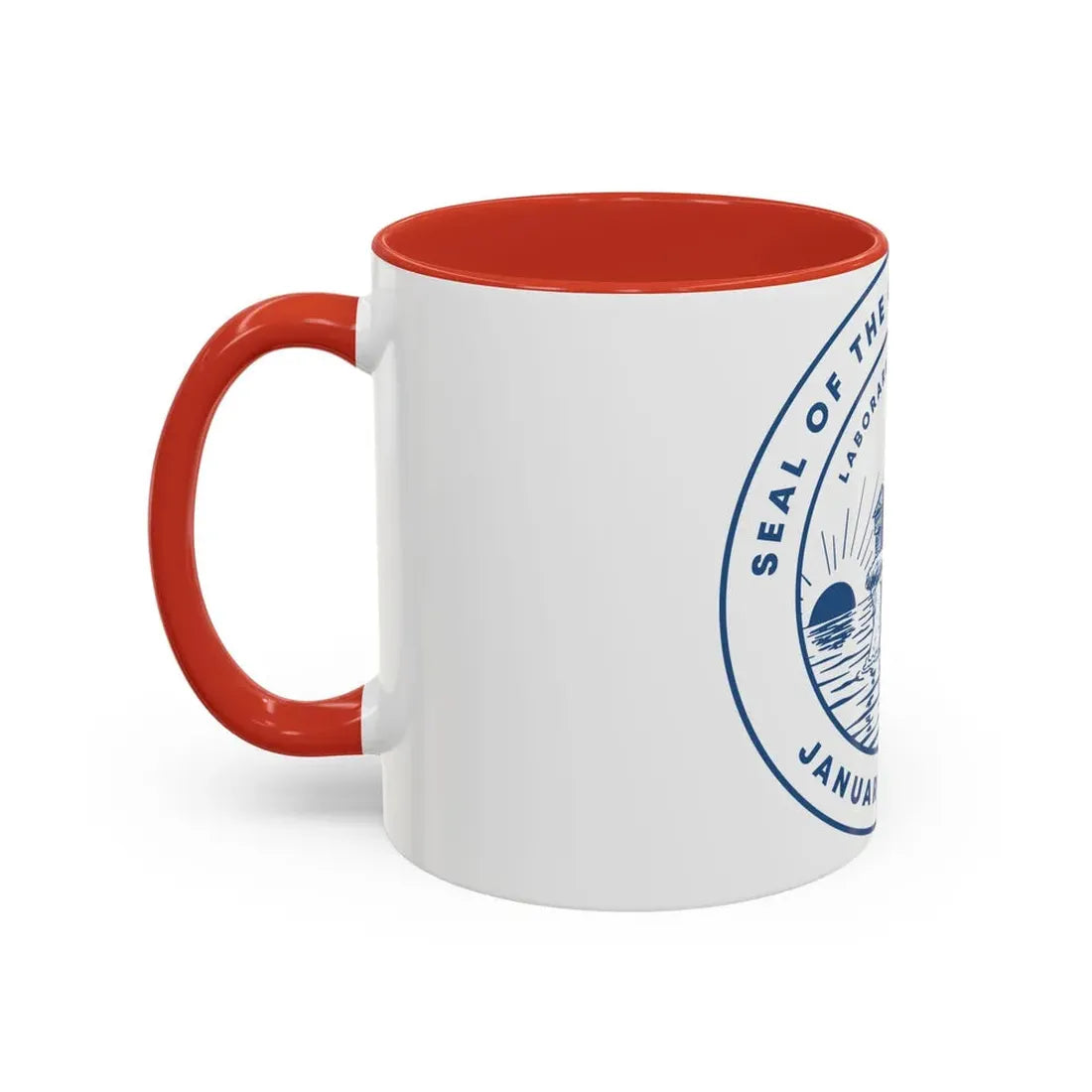 Seal of Toledo Ohio - Accent Coffee Mug - Go Mug Yourself