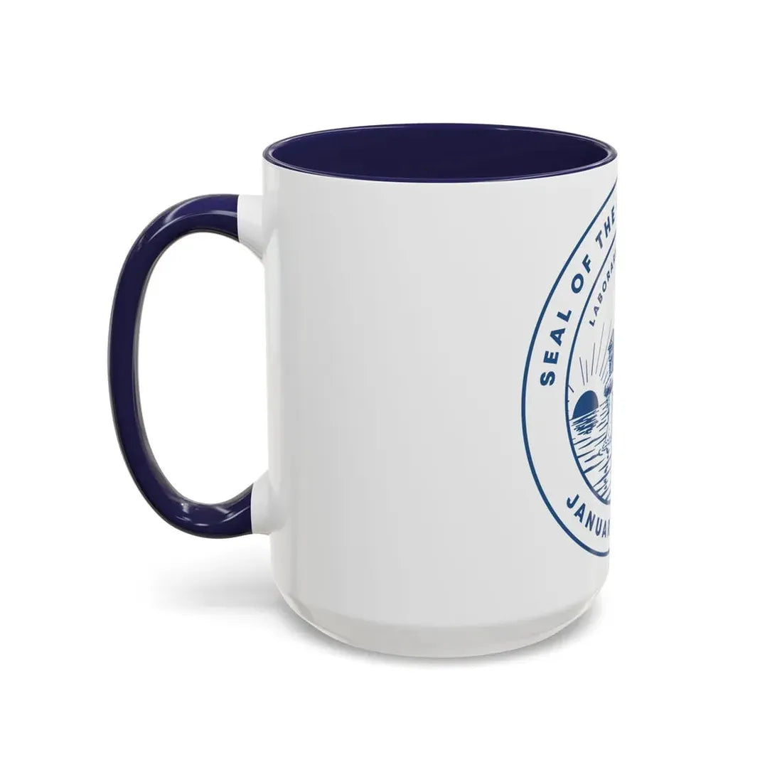 Seal of Toledo Ohio - Accent Coffee Mug - Go Mug Yourself