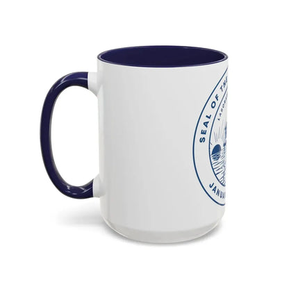 Seal of Toledo Ohio - Accent Coffee Mug - Go Mug Yourself