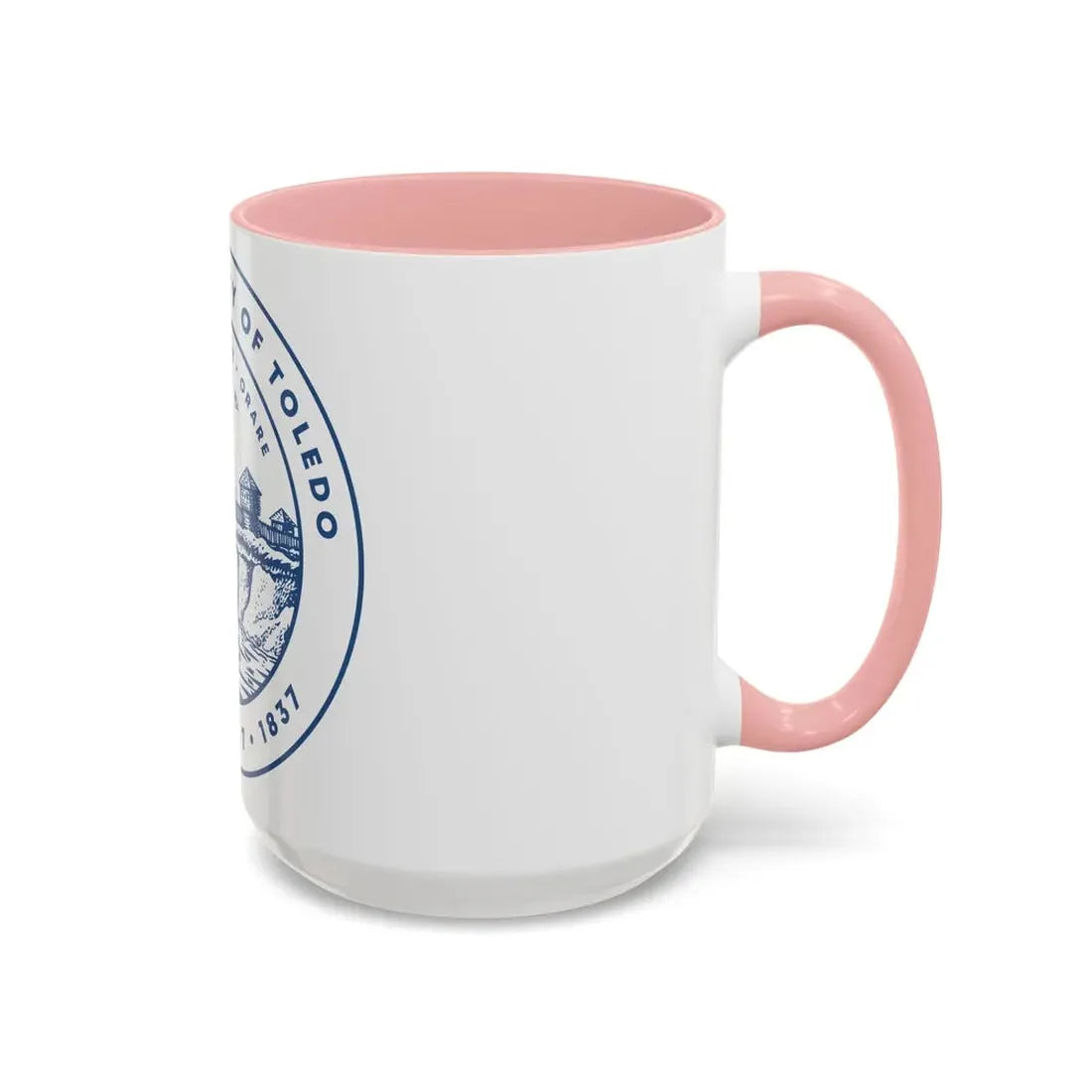 Seal of Toledo Ohio - Accent Coffee Mug - Go Mug Yourself