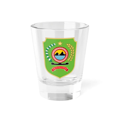 Seal of Trenggalek Regency (Indonesia) (Coat of Arms) Shot Glass 1.5oz 1.5oz - Go Mug Yourself