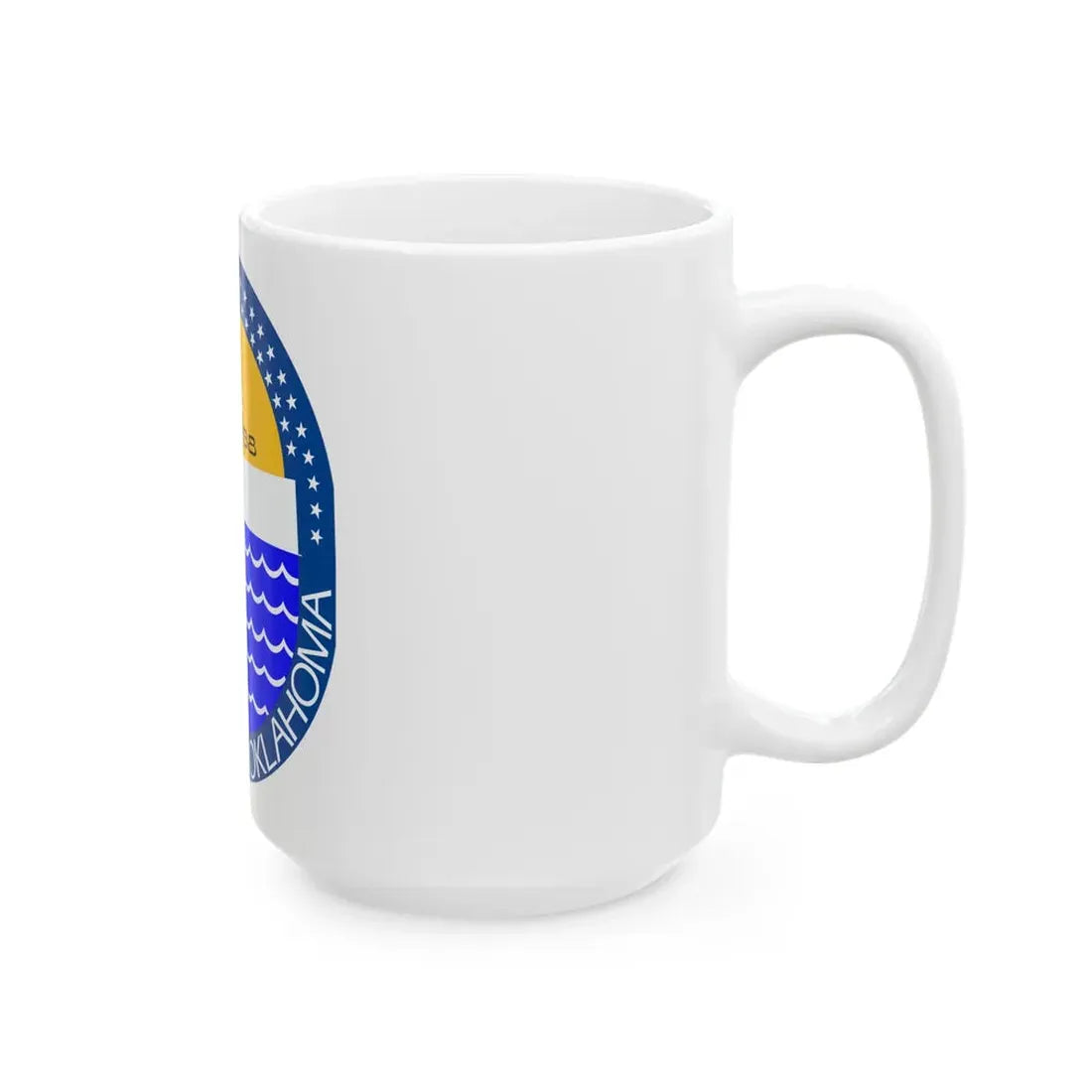 Seal of Tulsa Oklahoma - White Coffee Mug - Go Mug Yourself