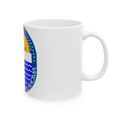 Seal of Tulsa Oklahoma - White Coffee Mug-Go Mug Yourself