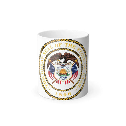 Seal of Utah - Color Changing Coffee Mug 11oz - Go Mug Yourself