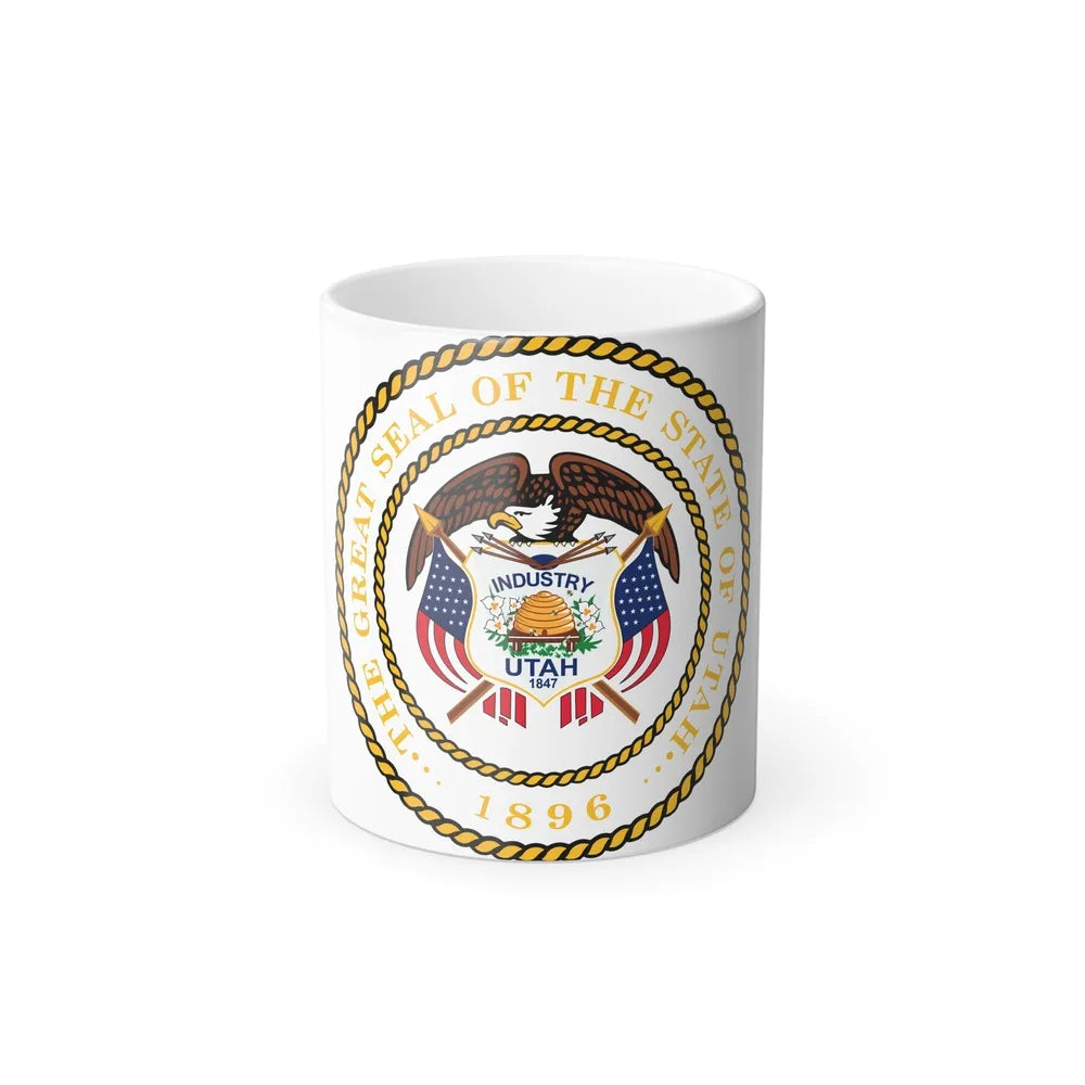 Seal of Utah - Color Changing Mug 11oz-11oz-Go Mug Yourself