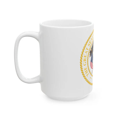 Seal of Utah v2 - White Coffee Mug-Go Mug Yourself