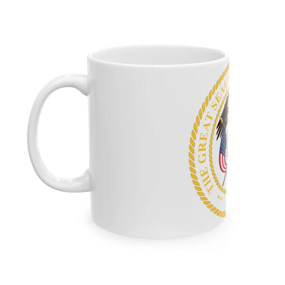 Seal of Utah v2 - White Coffee Mug-Go Mug Yourself