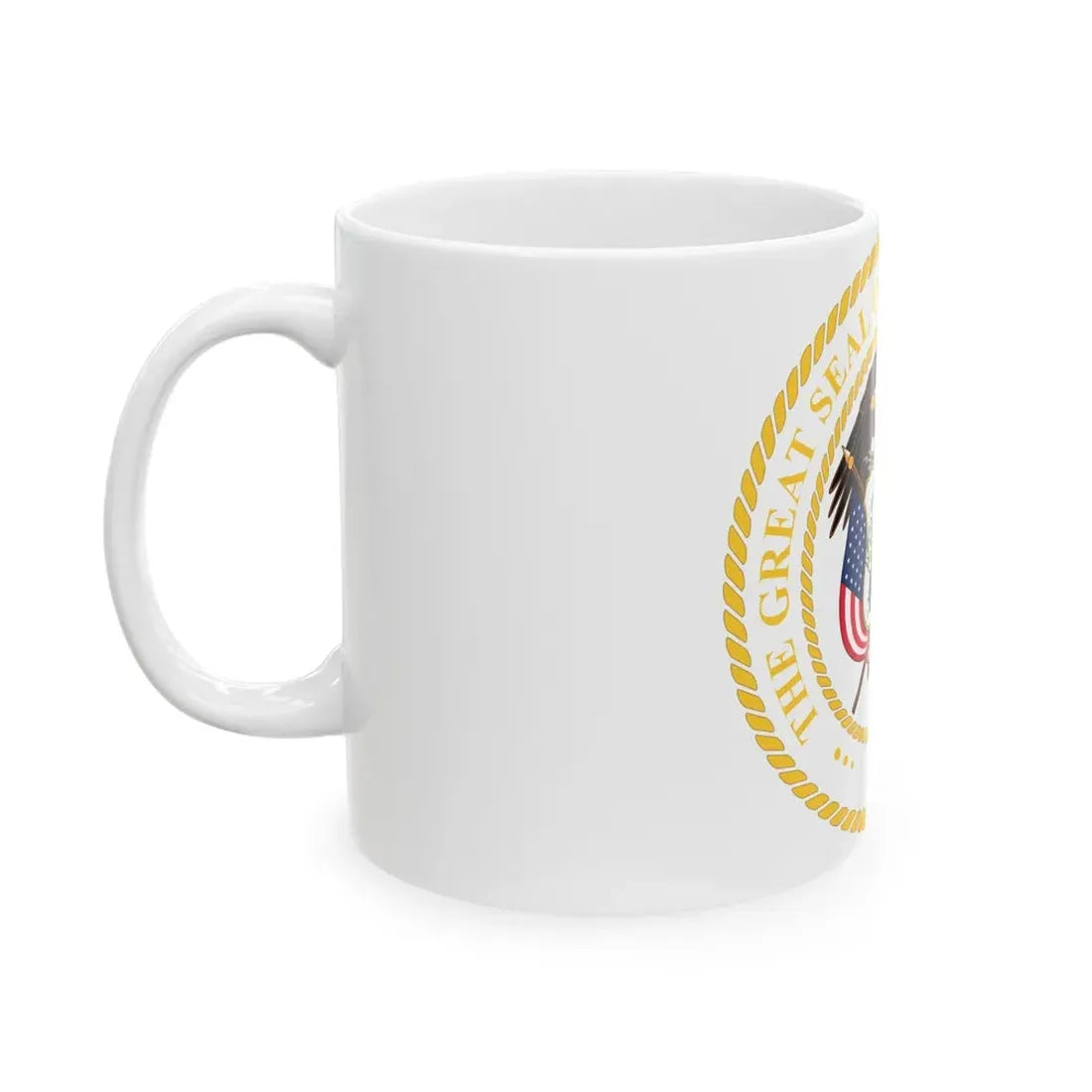 Seal of Utah v2 - White Coffee Mug - Go Mug Yourself