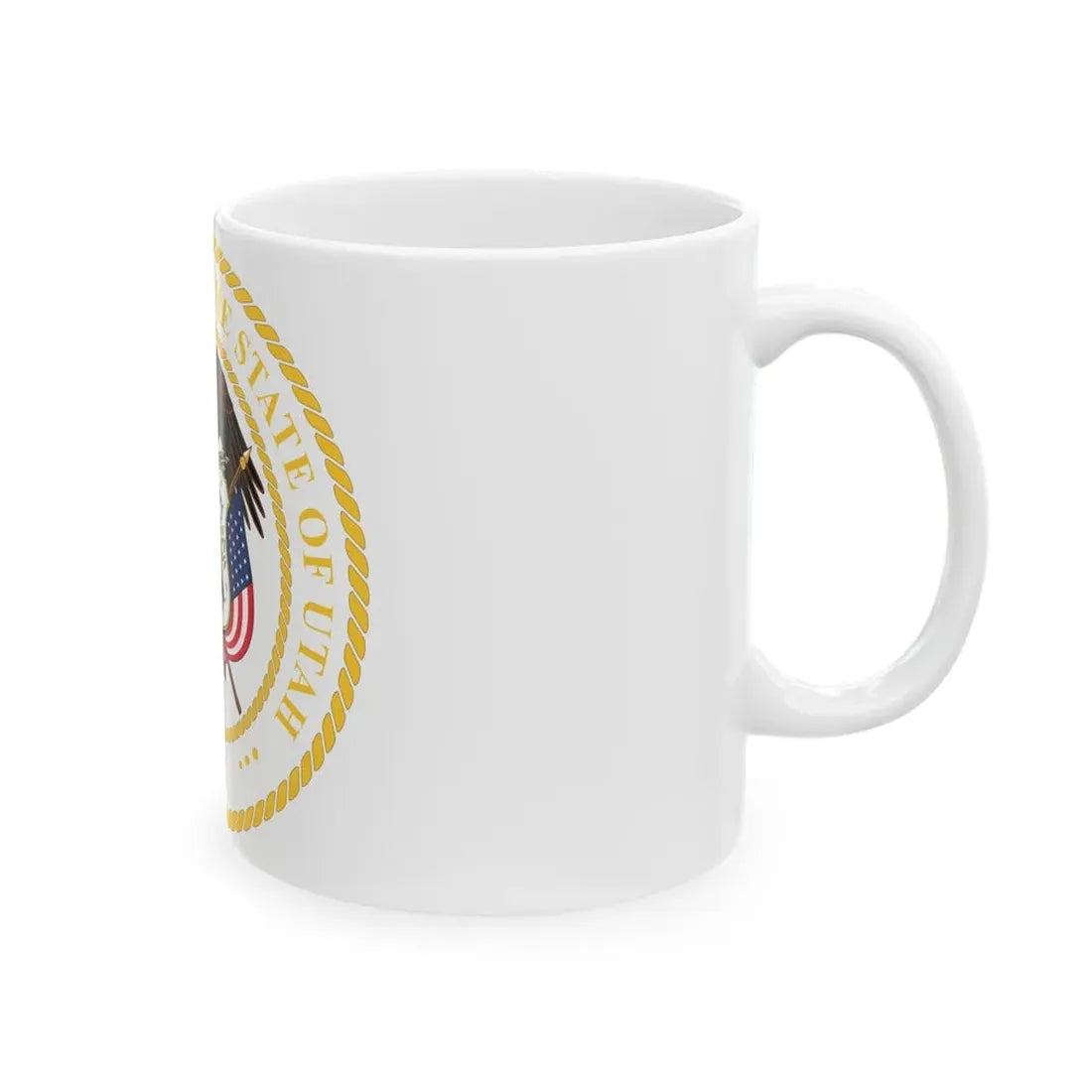 Seal of Utah v2 - White Coffee Mug - Go Mug Yourself