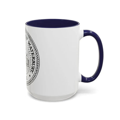 Seal of Waterbury Connecticut - Accent Coffee Mug - Go Mug Yourself