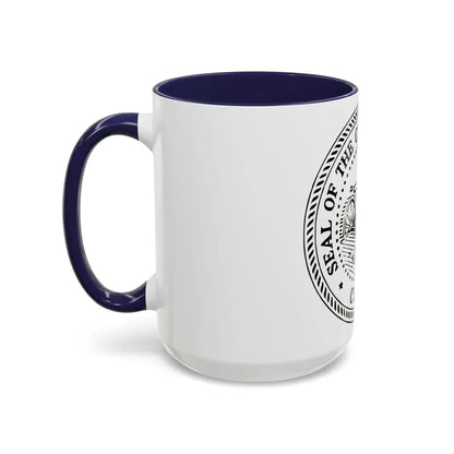 Seal of Waterbury Connecticut - Accent Coffee Mug - Go Mug Yourself