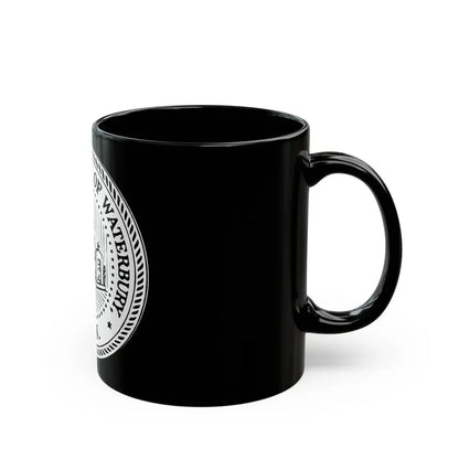 Seal of Waterbury Connecticut - Black Coffee Mug - Go Mug Yourself