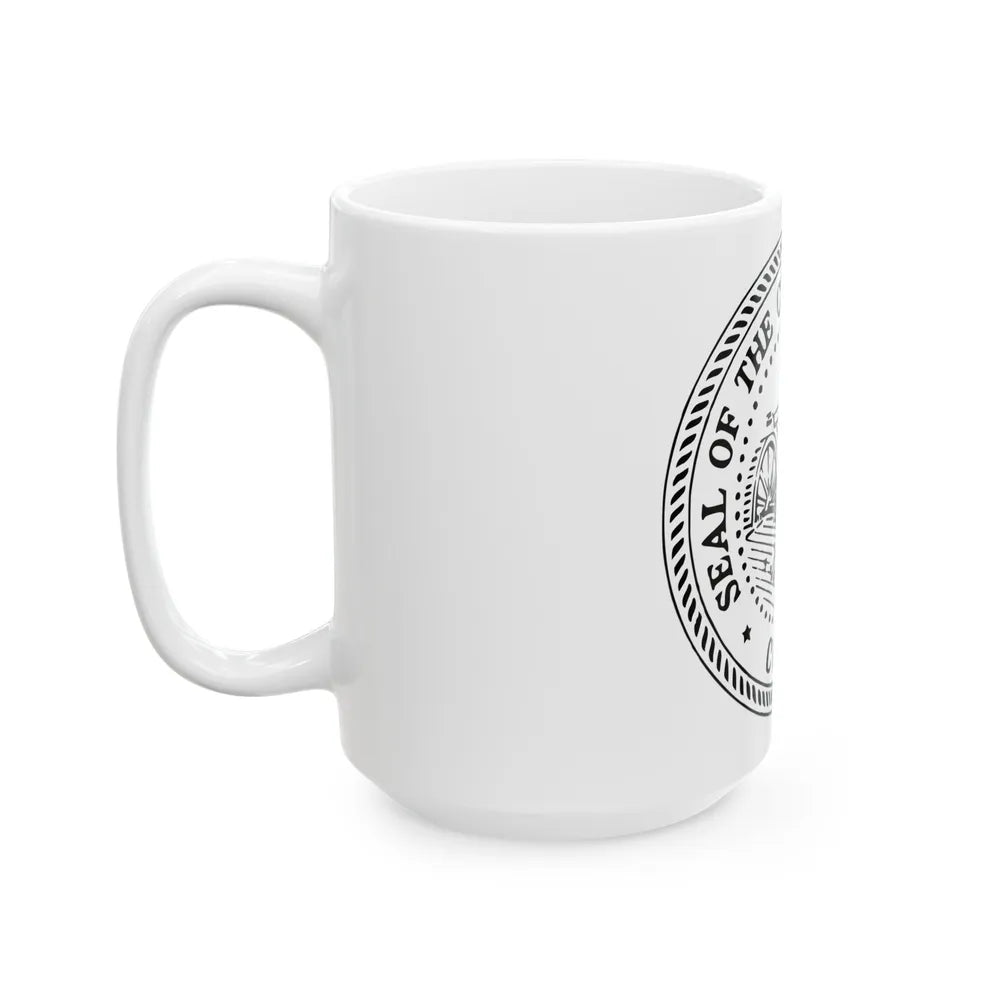 Seal of Waterbury Connecticut - White Coffee Mug-Go Mug Yourself