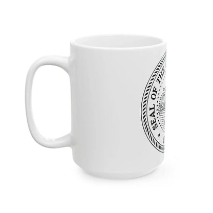 Seal of Waterbury Connecticut - White Coffee Mug - Go Mug Yourself