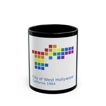 Seal of West Hollywood California - Black Coffee Mug 11oz - Go Mug Yourself