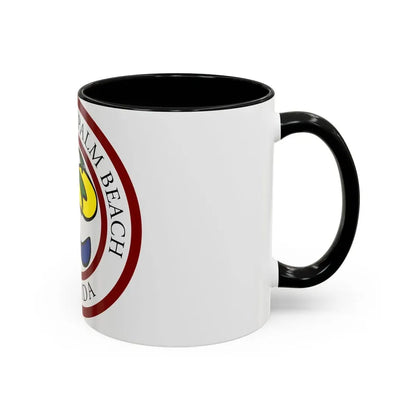 Seal of West Palm Beach Florida - Accent Coffee Mug - Go Mug Yourself