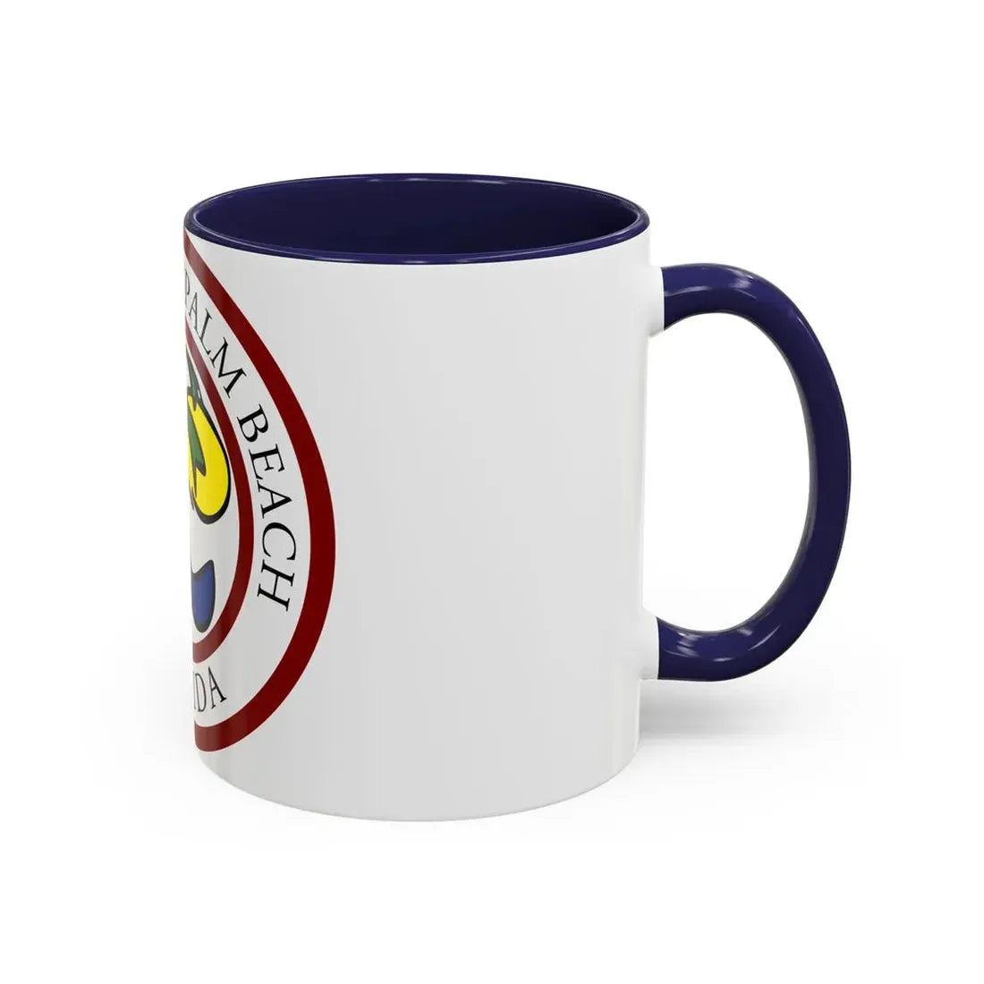 Seal of West Palm Beach Florida - Accent Coffee Mug - Go Mug Yourself