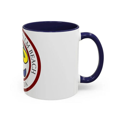 Seal of West Palm Beach Florida - Accent Coffee Mug - Go Mug Yourself