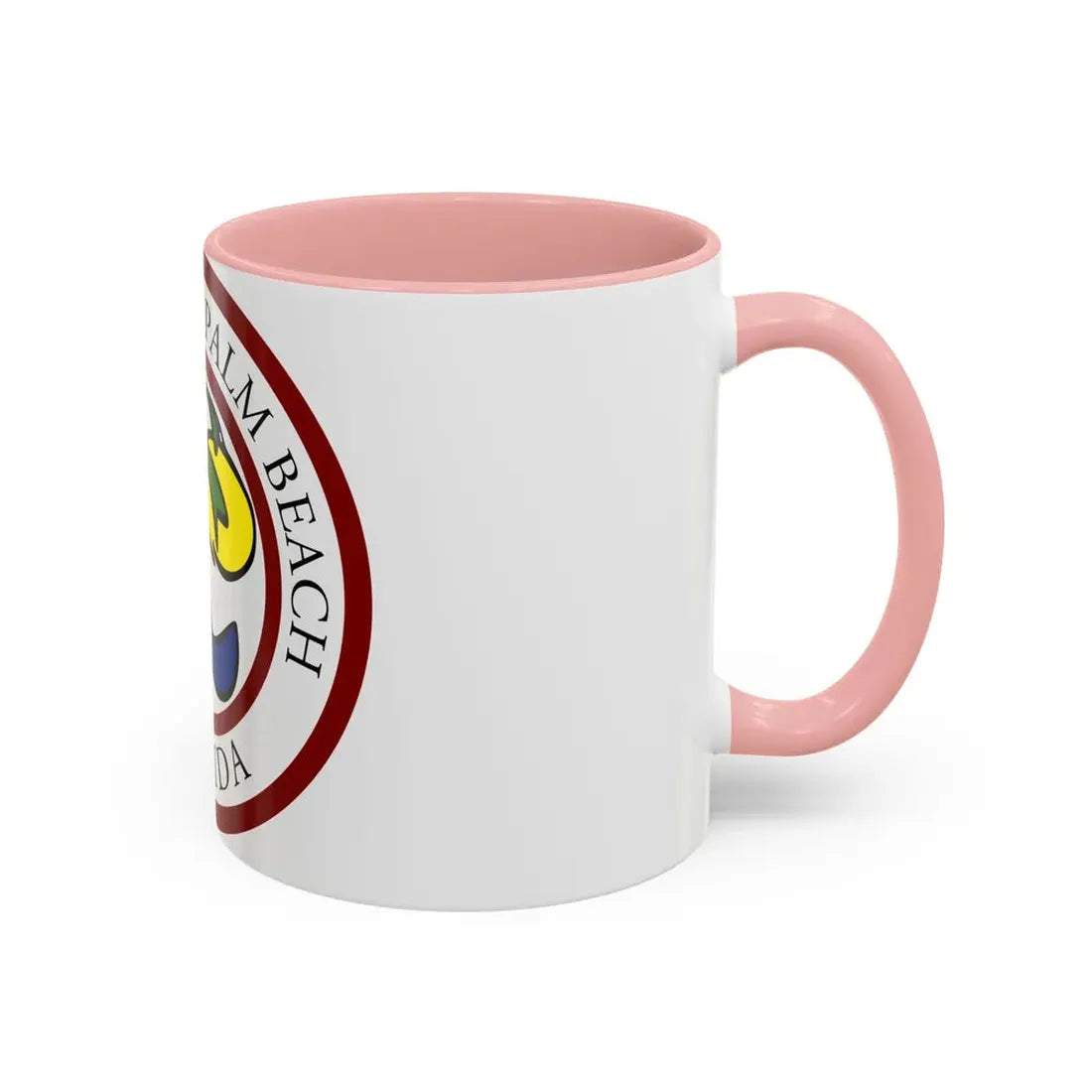 Seal of West Palm Beach Florida - Accent Coffee Mug - Go Mug Yourself