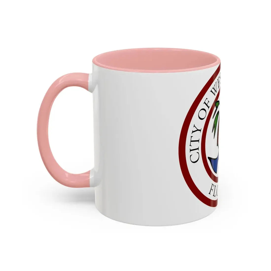 Seal of West Palm Beach Florida - Accent Coffee Mug - Go Mug Yourself