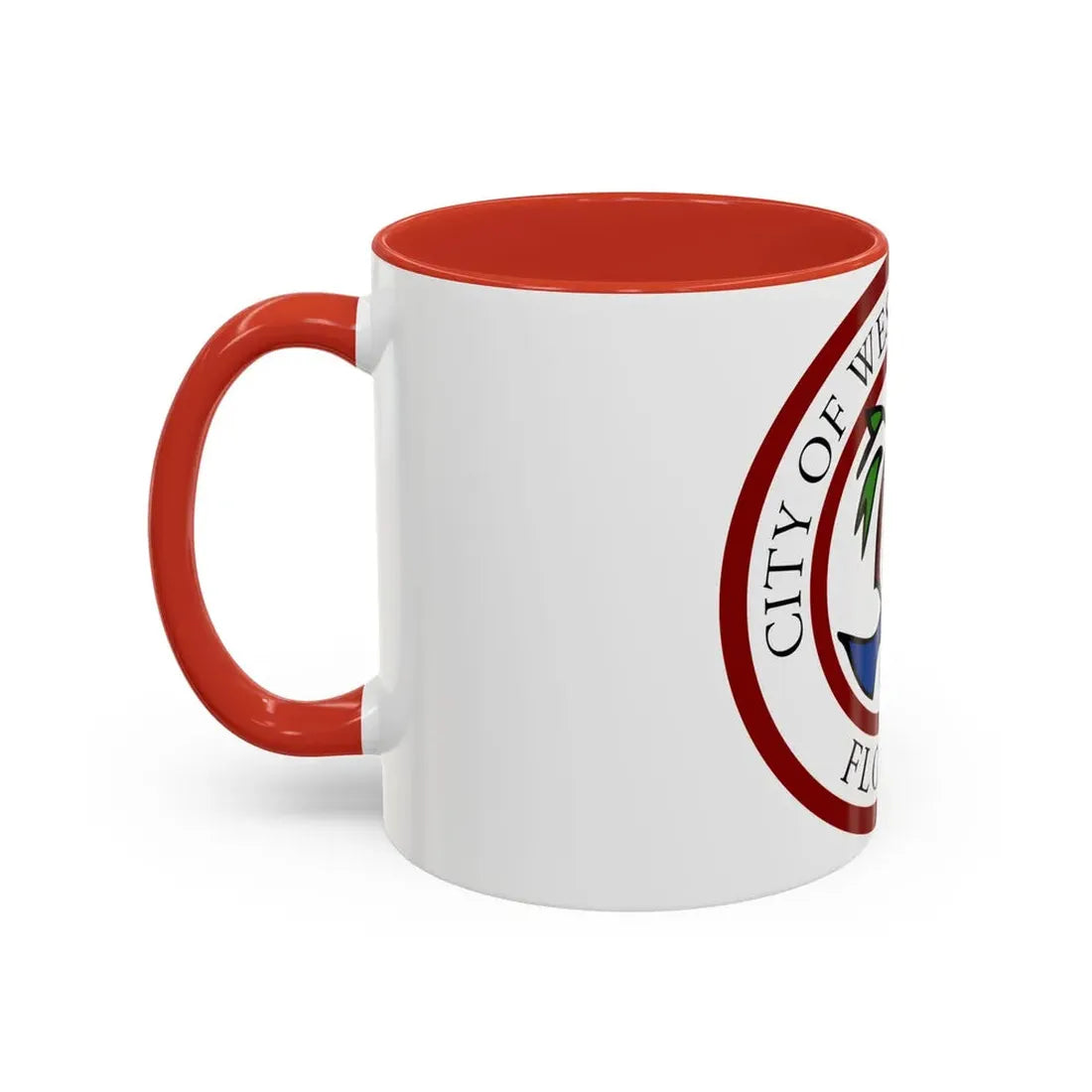 Seal of West Palm Beach Florida - Accent Coffee Mug - Go Mug Yourself