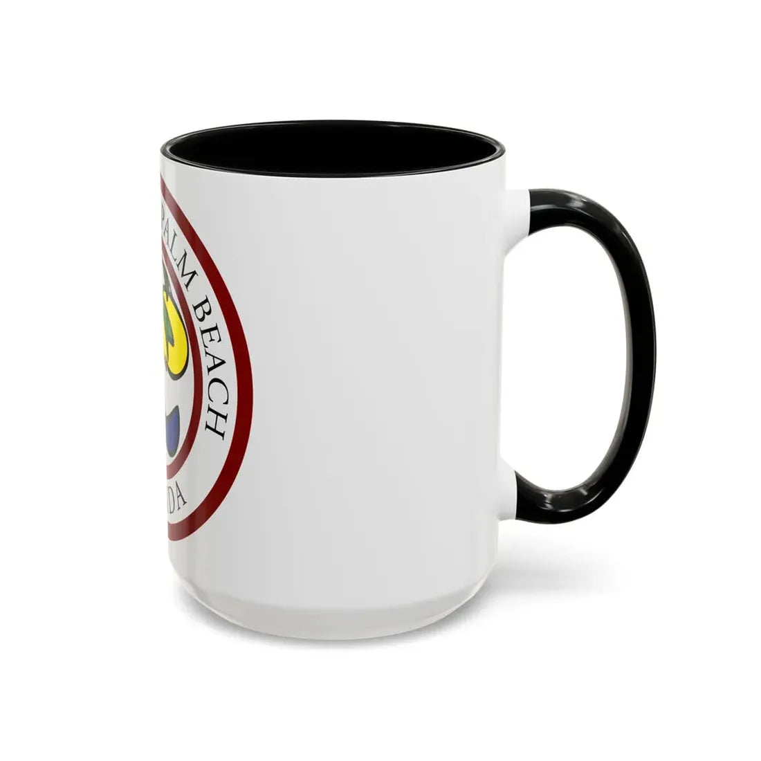 Seal of West Palm Beach Florida - Accent Coffee Mug - Go Mug Yourself