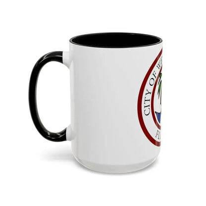 Seal of West Palm Beach Florida - Accent Coffee Mug - Go Mug Yourself