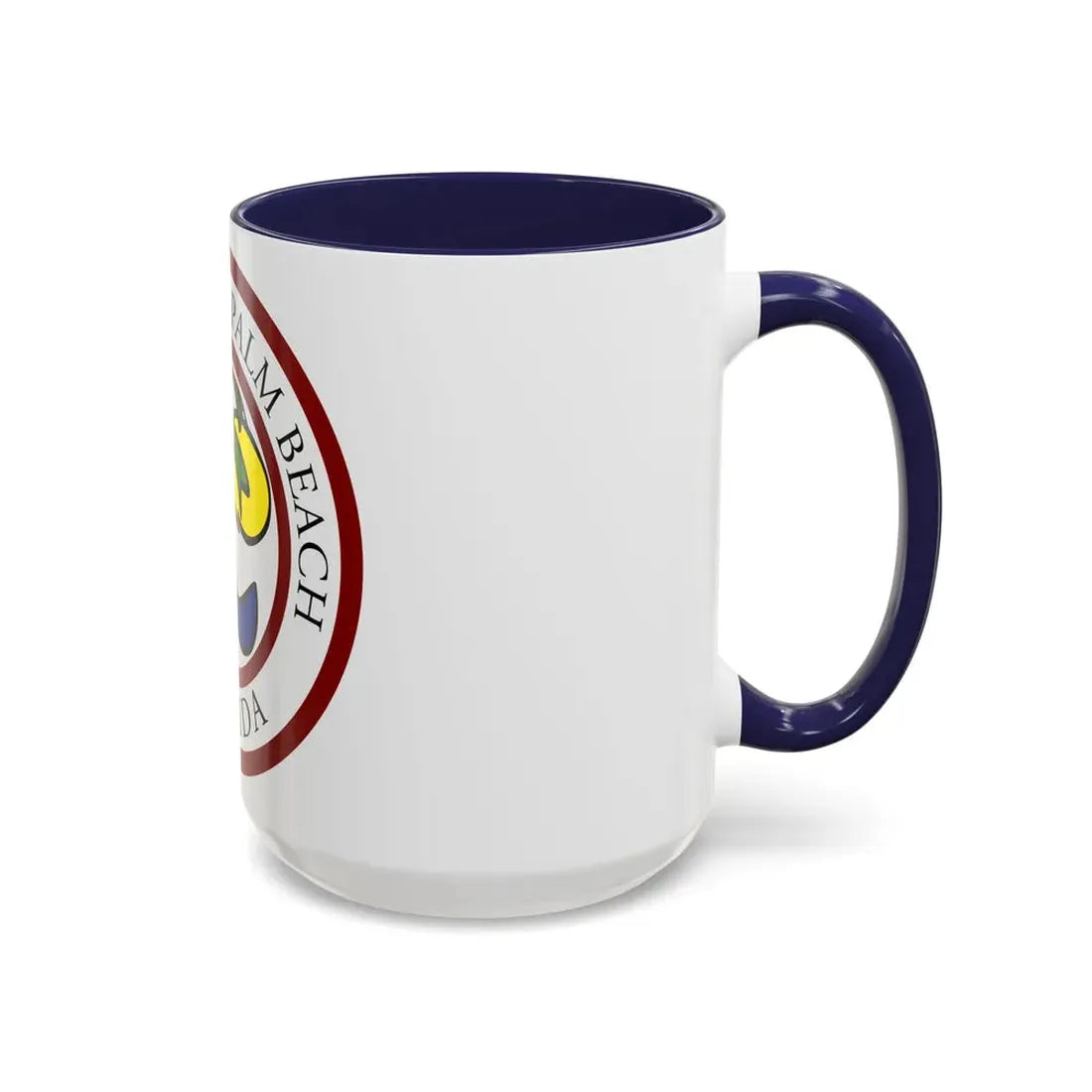 Seal of West Palm Beach Florida - Accent Coffee Mug - Go Mug Yourself