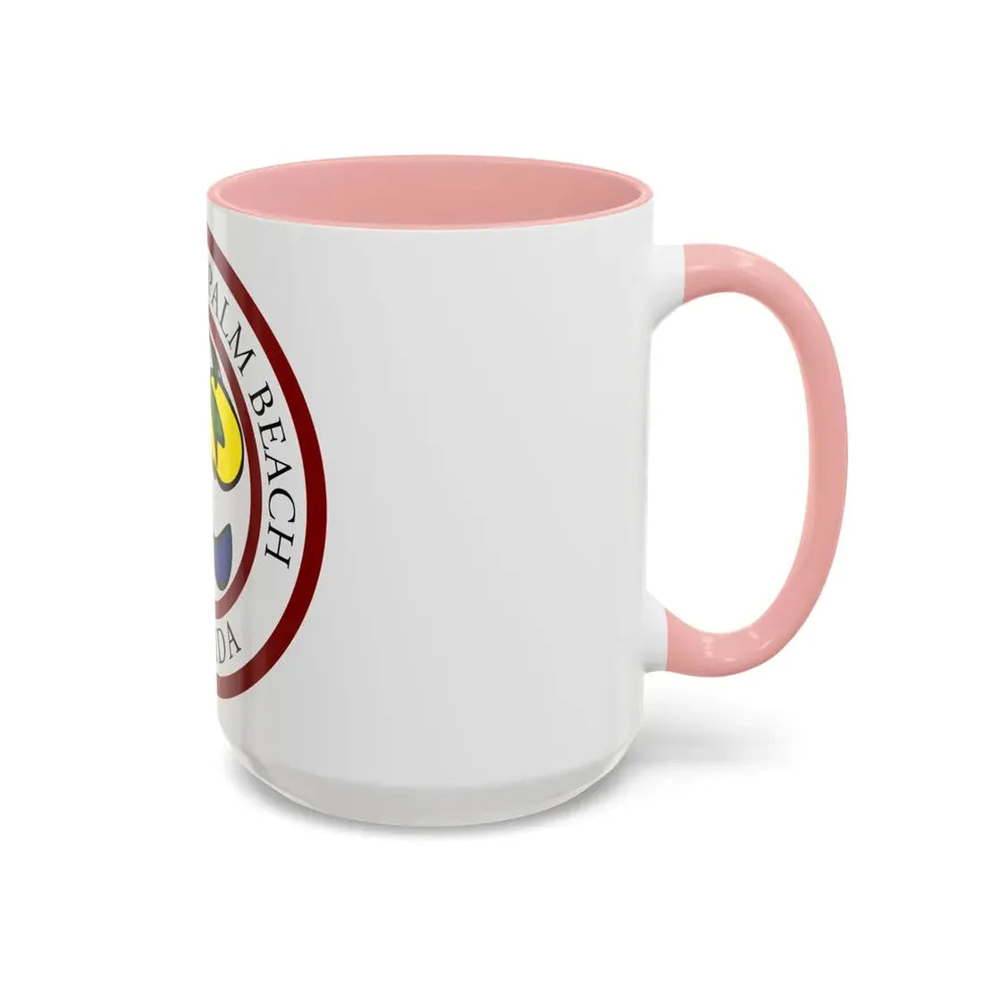 Seal of West Palm Beach Florida - Accent Coffee Mug - Go Mug Yourself